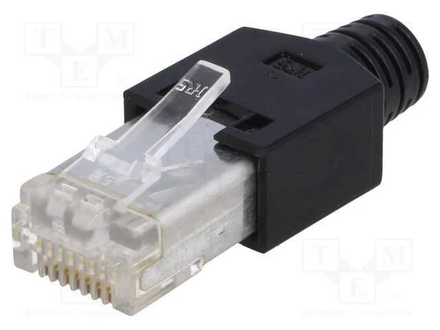 Ficha, Rj45, Tm11p, Pin: 8, Cat: 3, Blindadas,Com Protetor, 5mm