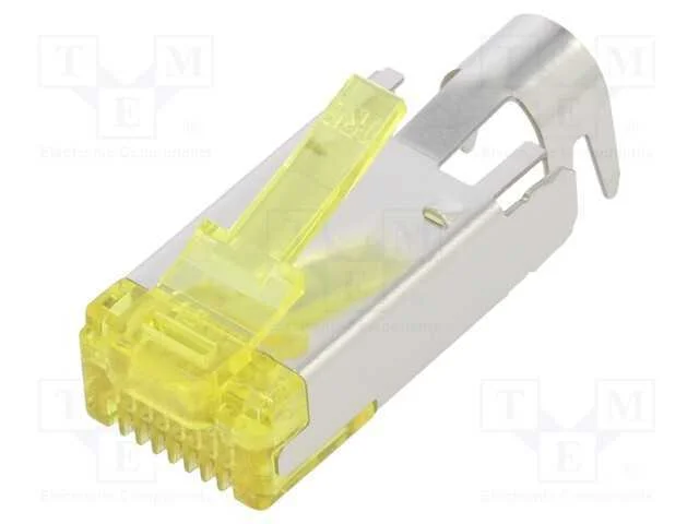 Ficha, Rj45, Tm31p, Pin: 8, Blindadas, Sistema: 8p8c, 5,8&divide;6mm
