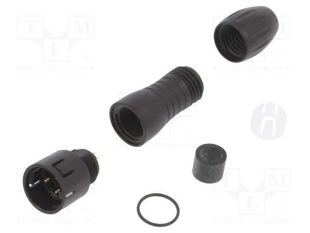 Conector: Redondos, Ficha, 720, Macho, Pin: 3, Snap-In,&Agrave; Press&atilde;o