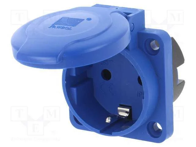 Conector: de alimenta&ccedil;&atilde;o, tomada, 2P+PE, 250VAC, .