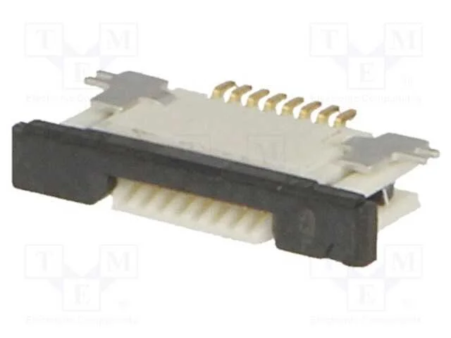 Conector: Ffc/Fpc, Horizontais, Pin: 8, Contactos Superiores,Zif