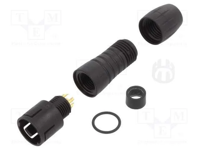 Conector: Redondos, Ficha, 620, Macho, Pin: 4, N&atilde;o Blindados, 2,5a