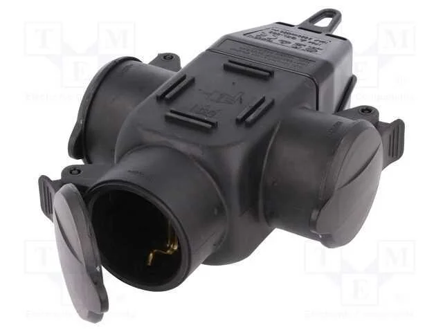 Conector: de alimenta&ccedil;&atilde;o, tomada, 2P+PE, 250VAC, .