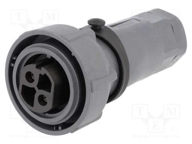 Conector: redondos, ficha, f&ecirc;mea, PIN: 2, Buccane.