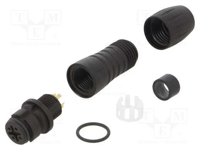 Conector: redondos, ficha, 620, f&ecirc;mea, PIN: 4, n&atilde;.
