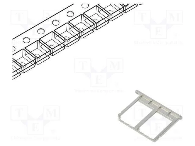 Gaveta para conetores de cart&otilde;es, 115S-BS00