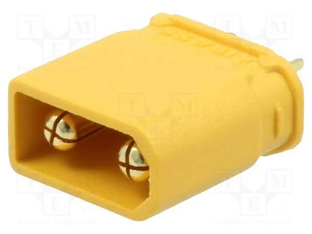 Ficha, de Alimenta&ccedil;&atilde;o Dc, Xt30, Macho, Pin: 2, com Cabo, Solda, 15a