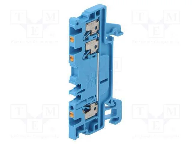 Conector: de carril, 1,5mm2, faixas: 1, bra&ccedil;adeir.