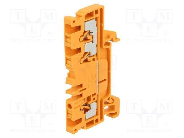 Conector: de carril, 2,5mm2, faixas: 1, bra&ccedil;adeir.