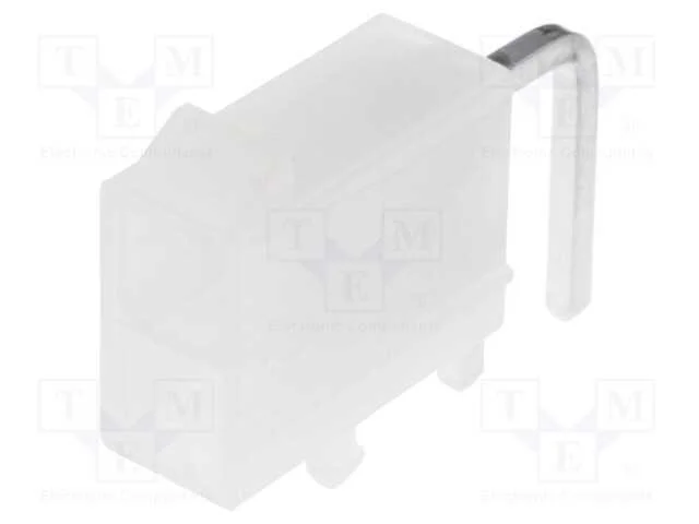 Tomada, Fio-Placa, Macho, Mini-Fit Jr, 4,2mm, Pin: 2, Tht, 13a
