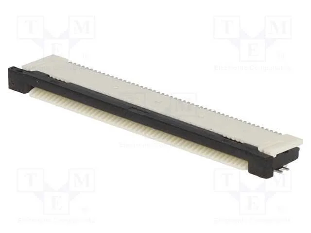 Conector: Ffc/Fpc, Horizontais, Pin: 50, Contactos Inferiores,Zif
