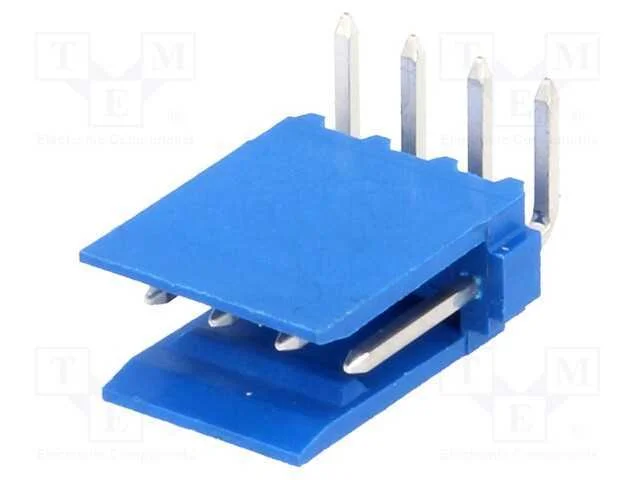 Conector: fio-placa; tomada; macho; PIN: 4; HE14; 3A; angulares 90&deg;