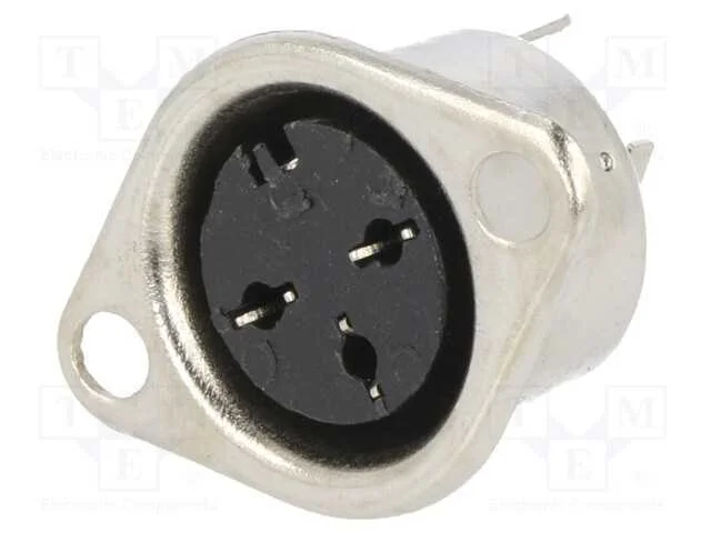 Tomada, DIN, f&ecirc;mea, PIN: 3, Sistema: 180, simples.