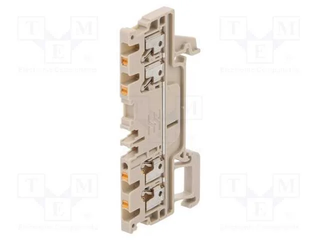 Conector: de carril, 1,5mm2, faixas: 1, bra&ccedil;adeir.