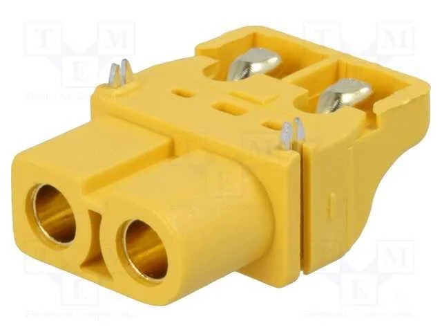 Tomada, de Alimenta&ccedil;&atilde;o Dc, Xt60, F&ecirc;mea, Pin: 2, para Pcb, Smt, 30a