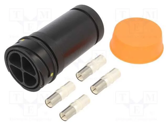Conector: Redondos, Ficha, F&ecirc;mea, Pin: 4, Buccaneer 9000, com Cabo