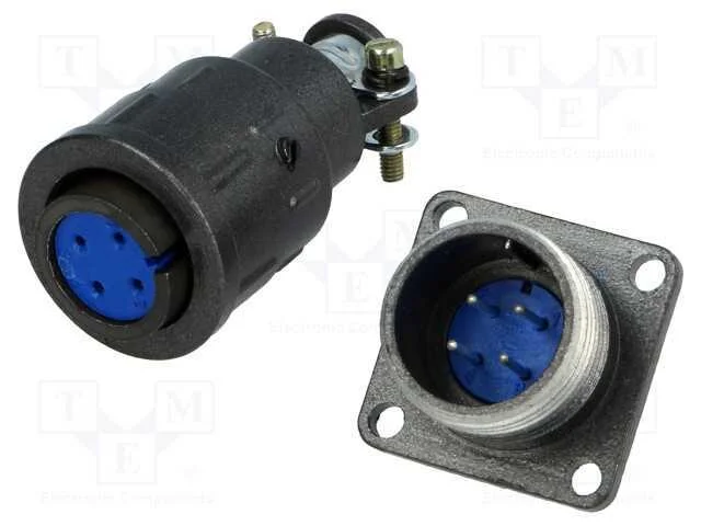 Conector: Redondos, Tomada,Ficha, Ds1110-06, Macho,F&ecirc;mea, Pin: 4