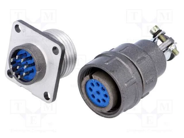 Conector: Redondos, Tomada,Ficha, Ds1110-06, Macho,F&ecirc;mea, Pin: 9
