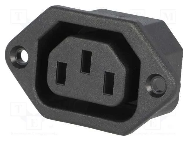 Conector: de Alimenta&ccedil;&atilde;o, Tomada, F&ecirc;mea, 10a, 250vac, Iec 60320