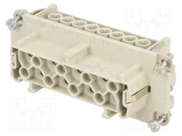 Conector: HDC, inserto de contatos, f&ecirc;mea, EPIC H.