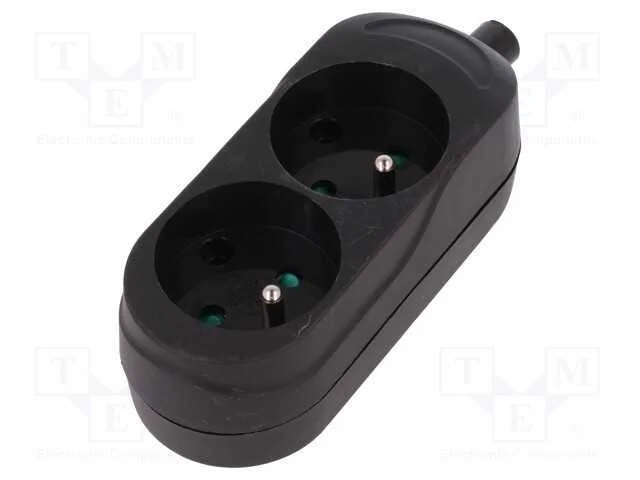 Conector: de Alimenta&ccedil;&atilde;o, F&ecirc;mea, Multiplicador, 2p+Pe, 250vac, 16a