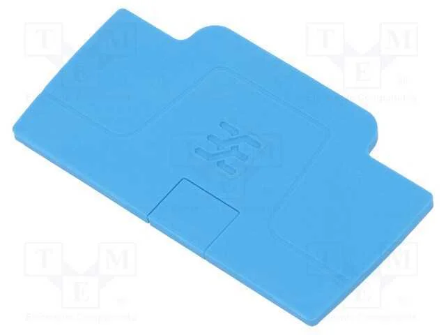 Placa extrema, azul, s&eacute;rie A