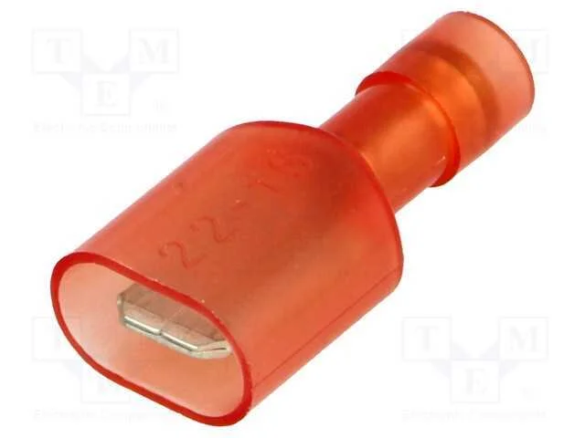 Conetor: plano, 6,3mm, 0,8mm, f&ecirc;mea, 0,25&divide;1,5mm2,.