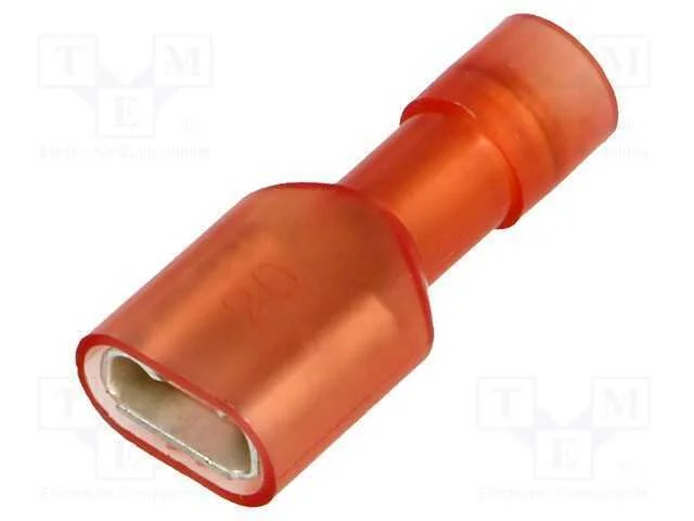Conetor: plano, 6,3mm, 0,8mm, macho, 0,25&divide;1,5mm2,.