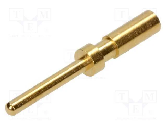 Contacto, Macho, Liga em Cobre, Dourado, 26awg&divide;22awg, Cerrar, 5a