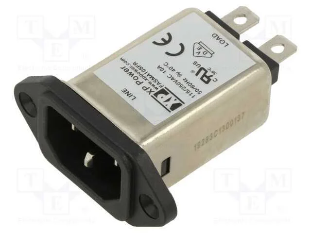 Conector: de alimenta&ccedil;&atilde;o, tomada, macho, 10A, 250.