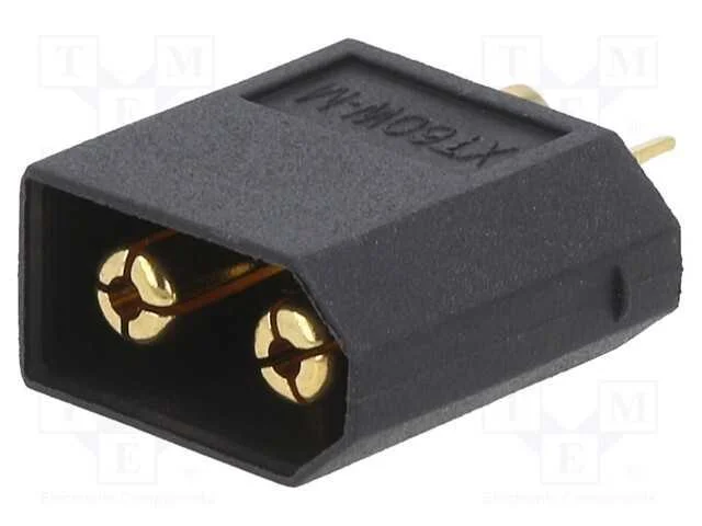 Ficha, de Alimenta&ccedil;&atilde;o Dc, Xt60, Macho, Pin: 2, com Cabo, Solda, 20a