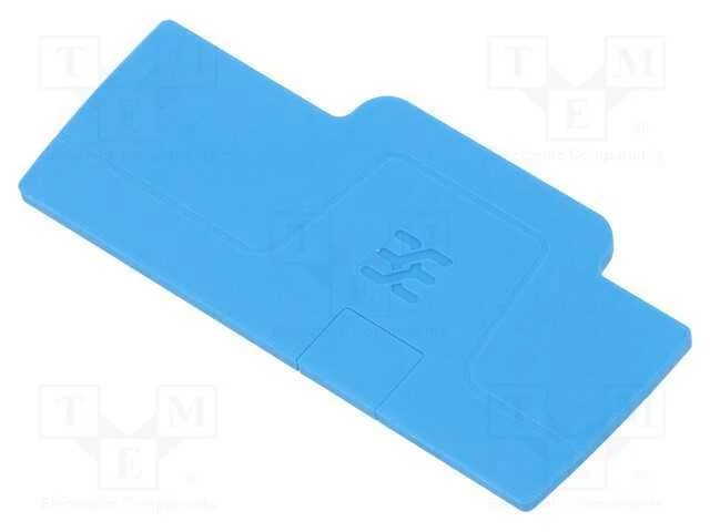 Placa extrema, azul, s&eacute;rie A