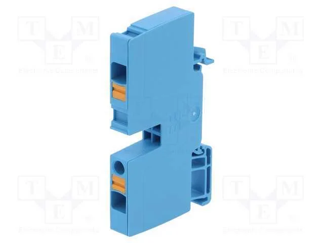 Conector: de carril, 6mm2, faixas: 1, bra&ccedil;adeiras.