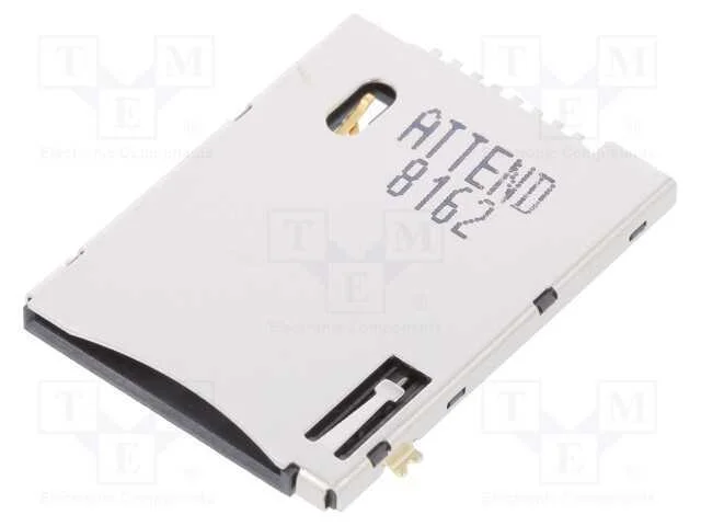 Conector: para Cart&otilde;es, Sim, Push-Push, Smd, Dourado, Pin: 6, 500ma