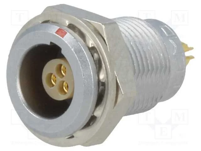 Conector: redondos, 00, tomada, f&ecirc;mea, PIN: 3, so.