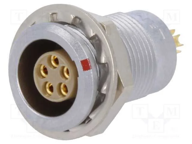 Conector: redondos, 0B, tomada, f&ecirc;mea, PIN: 5, so.