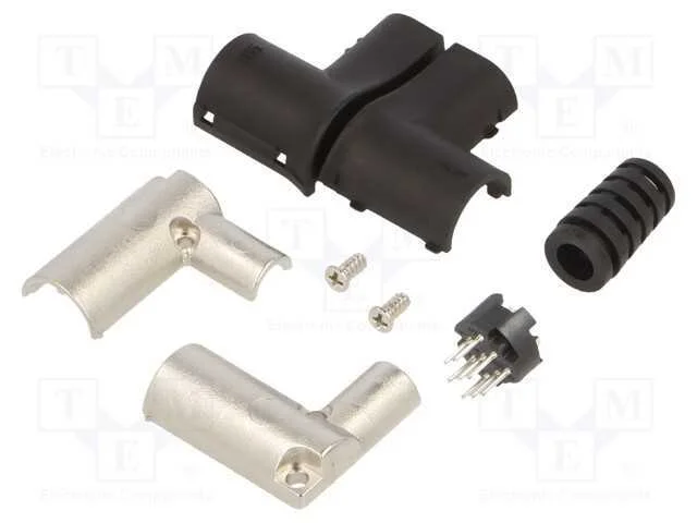 Conector: Redondos, Ficha, Hr12, Macho, Pin: 8, &agrave; Press&atilde;o, Estanhado