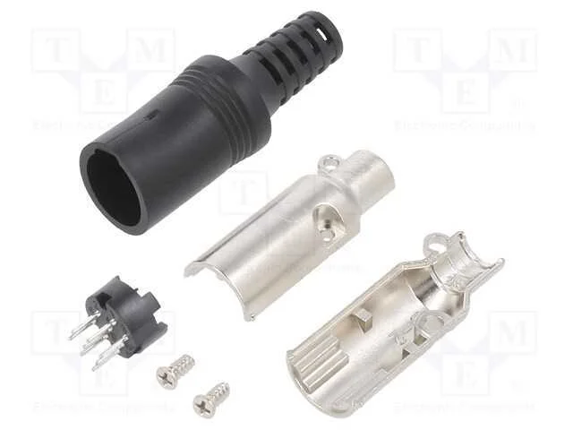 Conector: Redondos, Ficha, Hr12, Macho, Pin: 8, &agrave; Press&atilde;o, Estanhado