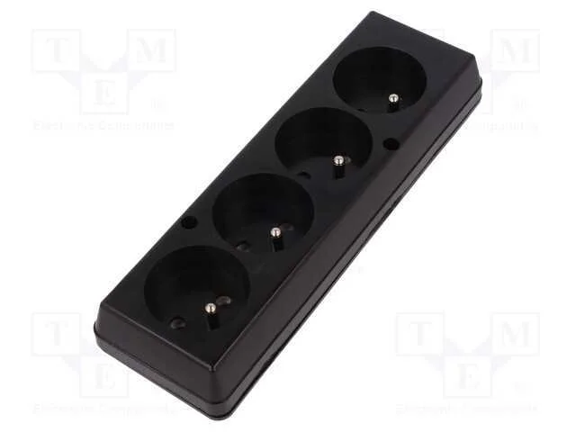 Conector: de Alimenta&ccedil;&atilde;o, F&ecirc;mea, Multiplicador, 2p+Pe, 250vac, 16a