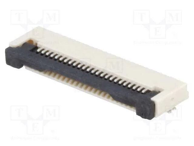 Conector: Ffc/Fpc, Horizontais, Pin: 24, Contactos Inferiores,Zif