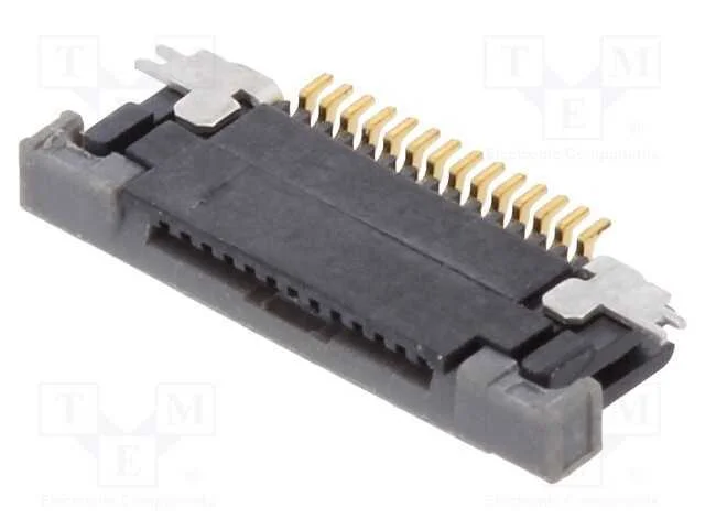 Conector: Ffc/Fpc, Horizontais, Pin: 14, Contactos Inferiores,Zif