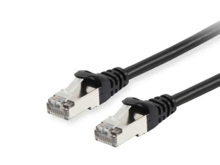 Equip Patchkabel Cat6   S/Ftp 2xrj45  0.50m Schwarz     Lszh Polybeutel
