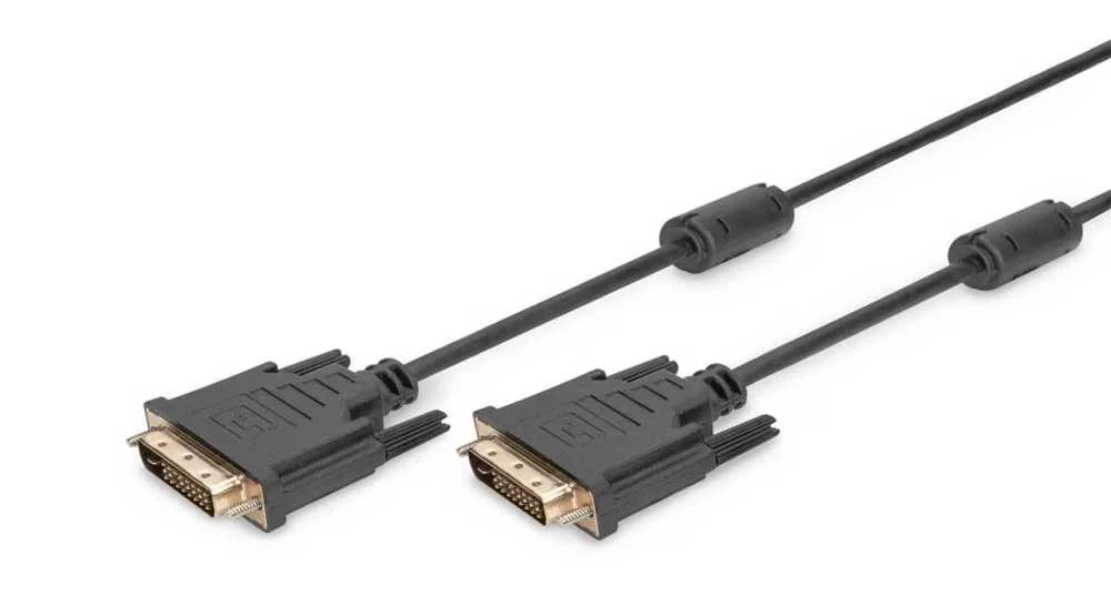 Digitus Dvi-Anschlusskabel Dvi 24+1 Dual Link  5m Schwarz