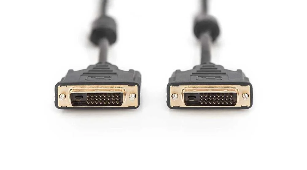 Digitus Dvi-Anschlusskabel Dvi 24+1 Dual Link  5m Schwarz