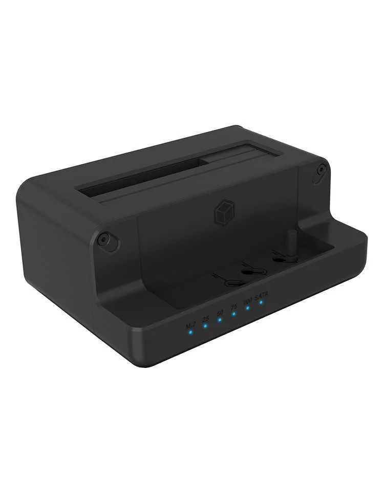 Docking- & Klonestation Icybox M.2nvme Ssd,2,5"/3,5"Ssd/Hdd Retail