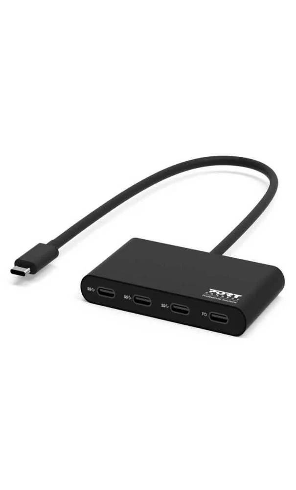 Port Usb Hub Type C,3x Usb C, 1x Typ C Pd 100w