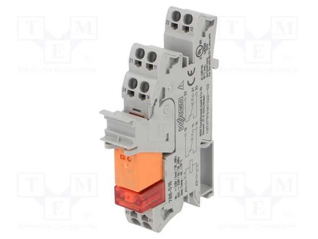 Rel&eacute;: de Interface, Dpdt, Ubobina: 230vac, 8a, 8a/250vac
