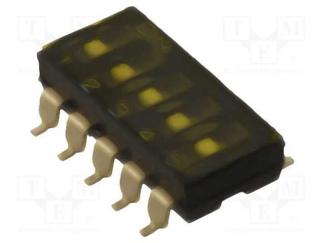 Interruptor: Dip-Switch, Quantidade de Sec&ccedil;&otilde;es: 5, On-Off, Pos: 2