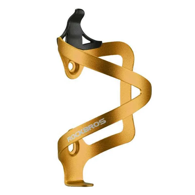 Porta Garrafa para Bicicleta Rockbros Dourado