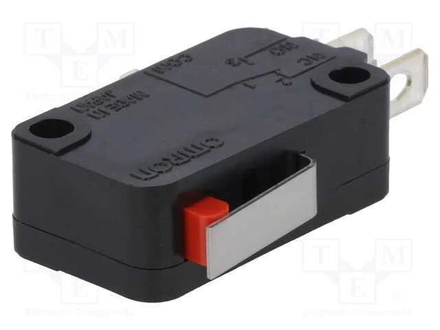Microinterruptor Snap Action, com Alavanca, Spdt, 5a/250vac
